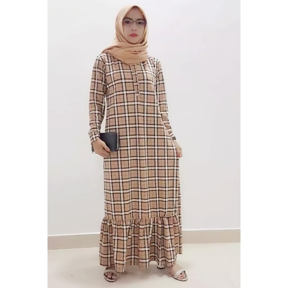 GAMIS KOTAK BUSUI WAFFLE MELAR #GL