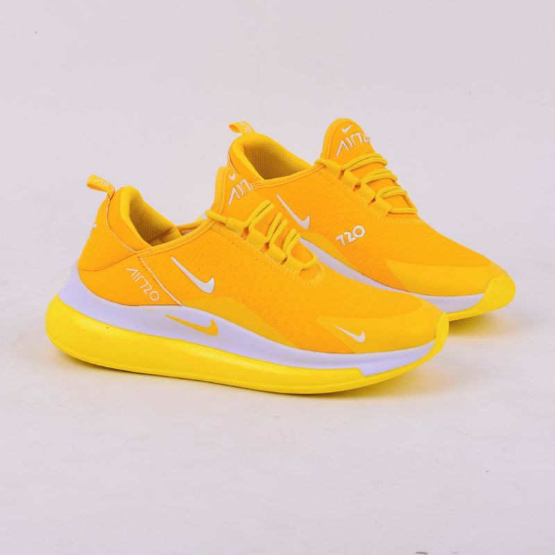 sepatu sneakers olahraga wanita 720  lari running jalan senam zumba cewek-Kuning