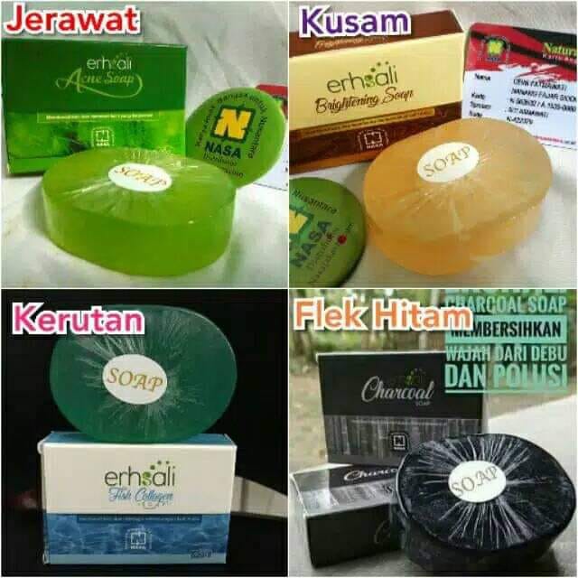 SABUN,ERSHALI SHOAP NASA | SABUN WAJAH BATANGAN | SABUN JERAWAT | SABUN KECANTIKAN | PERAWATAN WAJAH