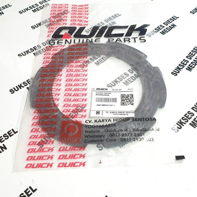 Best Seller] Zena M1000 Traktor Quick Clutch Shoe Facing Kampas Kopling Kain Klos