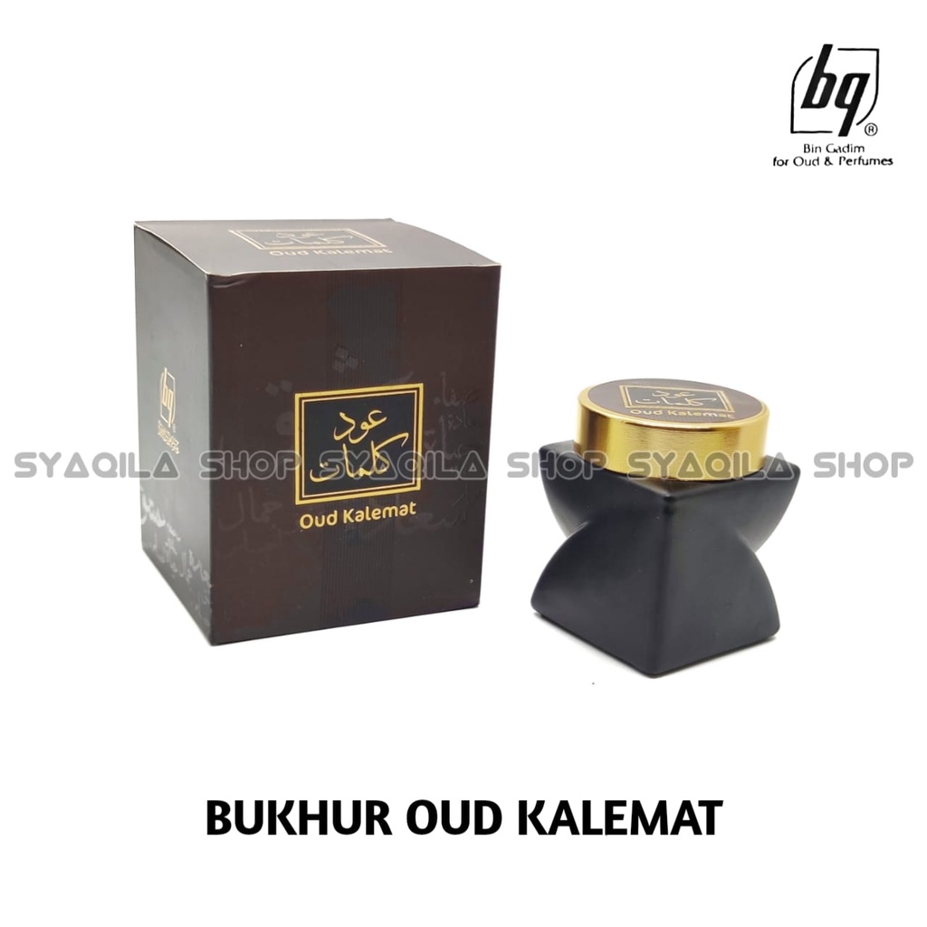 Bukhur Oud Kalemat Bin Gadim BQ Bakhour Dupa Kalimat Buhur Gahru Pewangi Aromaterapi Arab Kualitas Impor