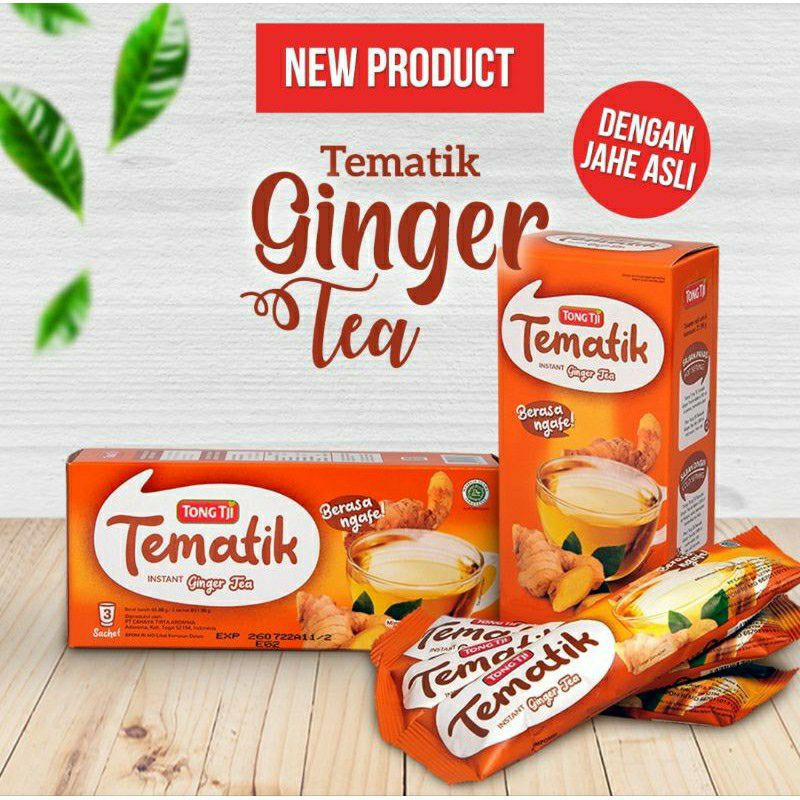 

TONG TJI Tematik Ginger Tea Box isi 3 sachet