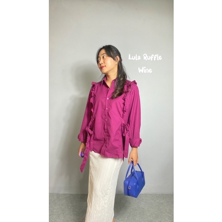 Lula Ruffle Shirt | Kemeja Ruffle