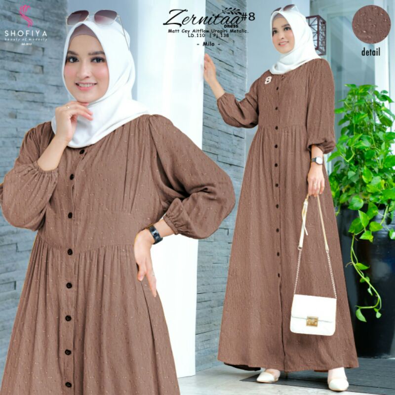 ZERNITAA #1 #8, #9 #10 Maxi Dress Ori by Shofiya Fashion