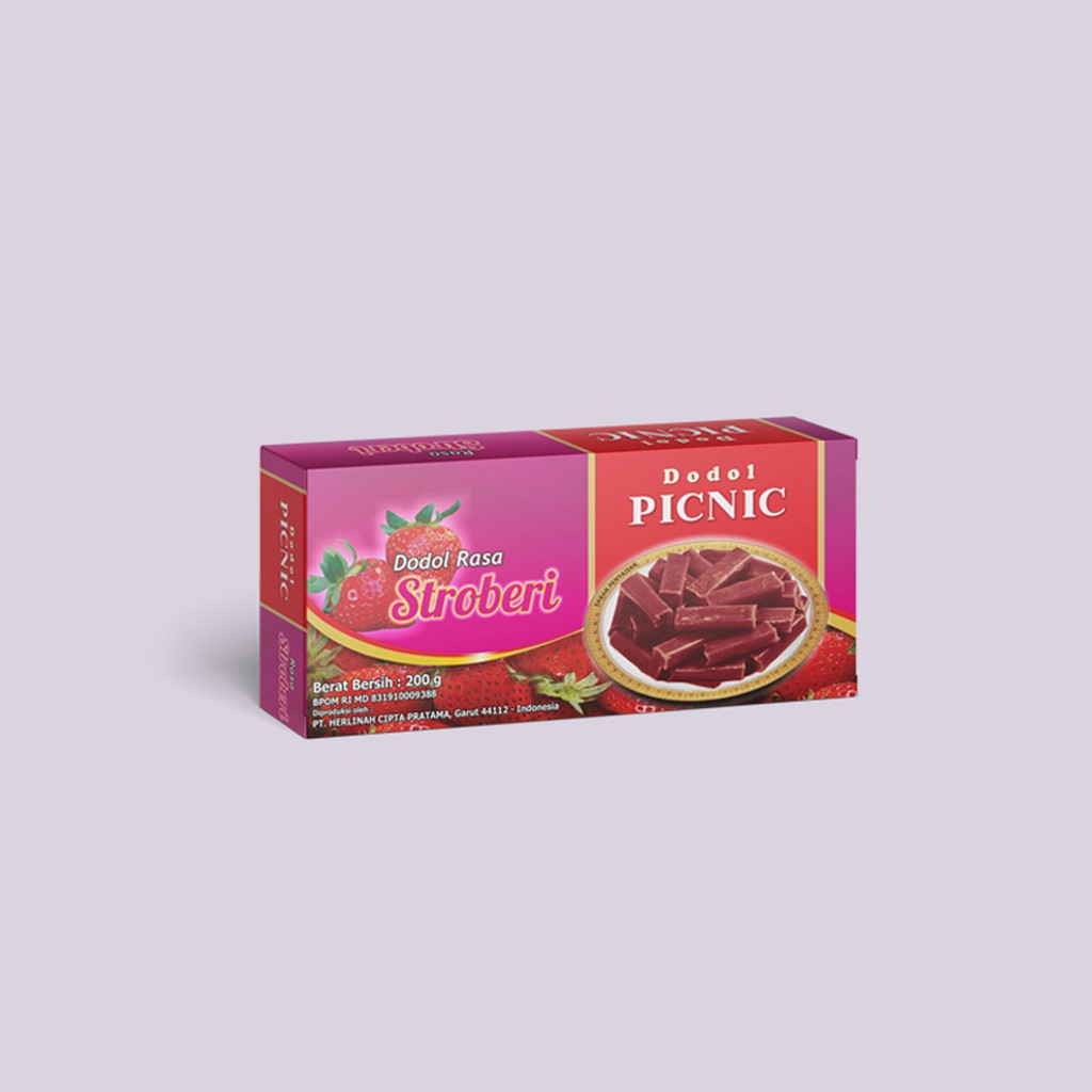 

Dodol Garut PICNIC Rasa Strawberry 200 Gr