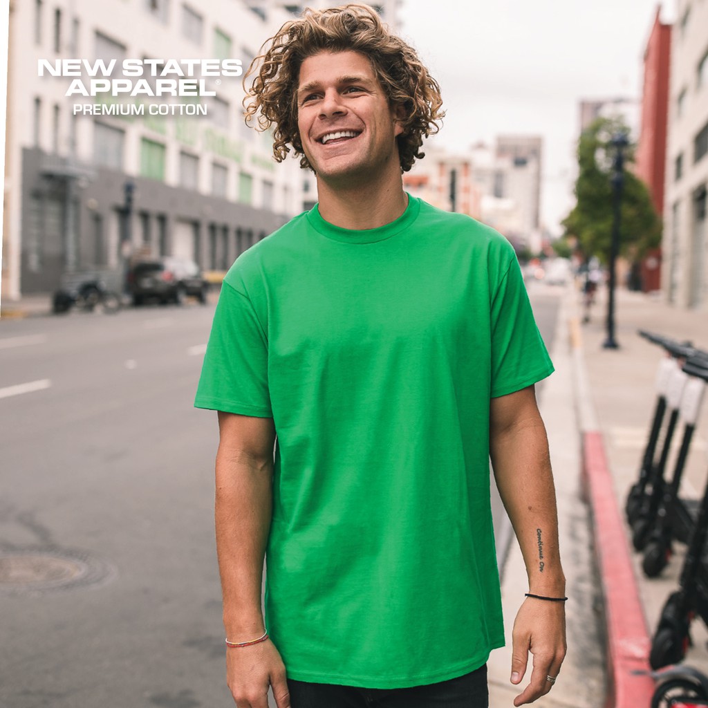 Kaos NSA Premium 24s Lengan Pendek Polos / New States Apparel