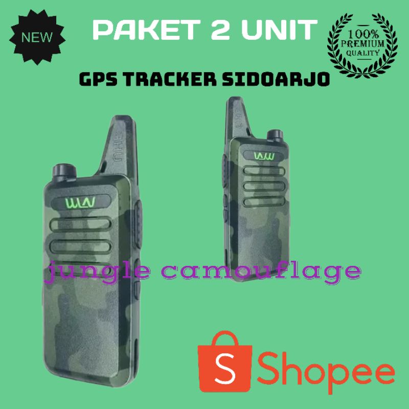 HT WLN/WLAN KD-C1 2 UNIT / 1 BOX WALKIE TALKIE TOW WAY FREE  EARSET