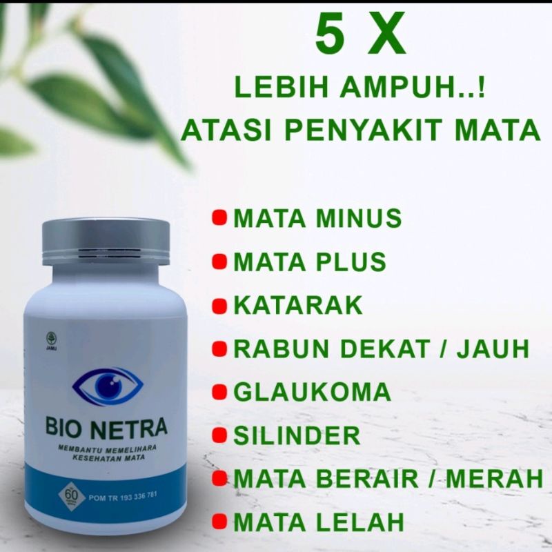BIONETRA OBAT MATA HERBAL AMPUH ATASI PENYAKIT MATA