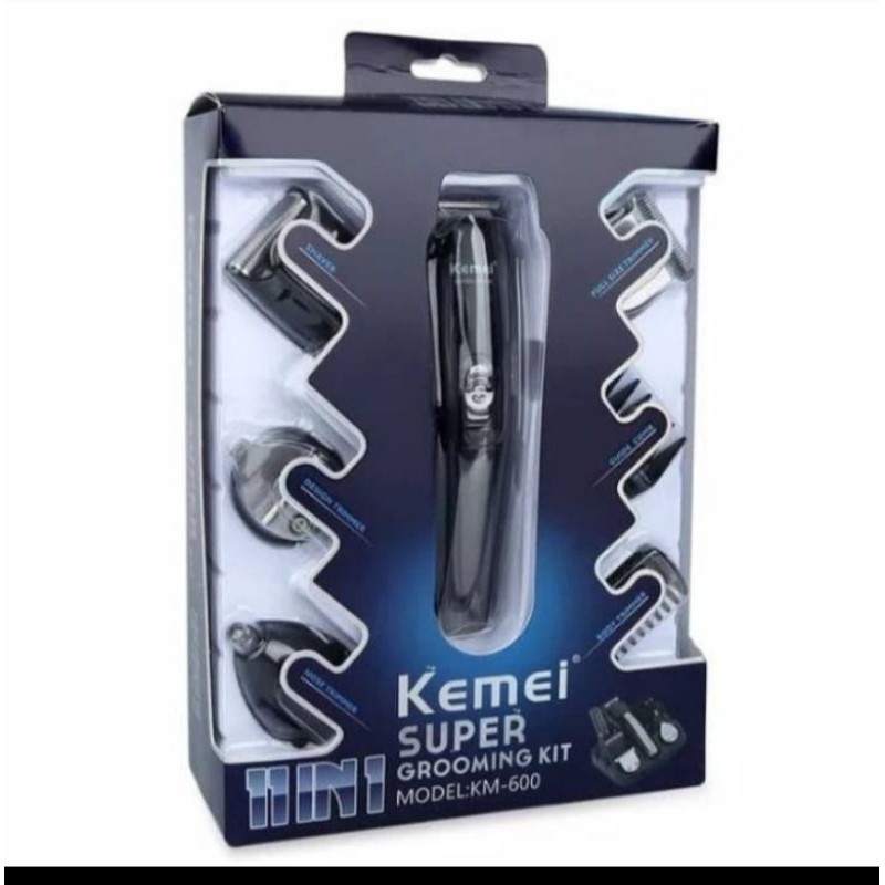 Alat Cukur Mesin cukur KEMEI Professional Hair Trimmer 6in1