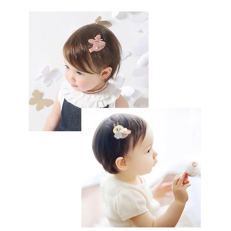 [✅READY STOCK] 4 Pcs Set Jepit Rambut Korea Anak COD Korean Fashion Hair Clip Lucu Kartun Untuk Wanita  Penjualan Panas Mode