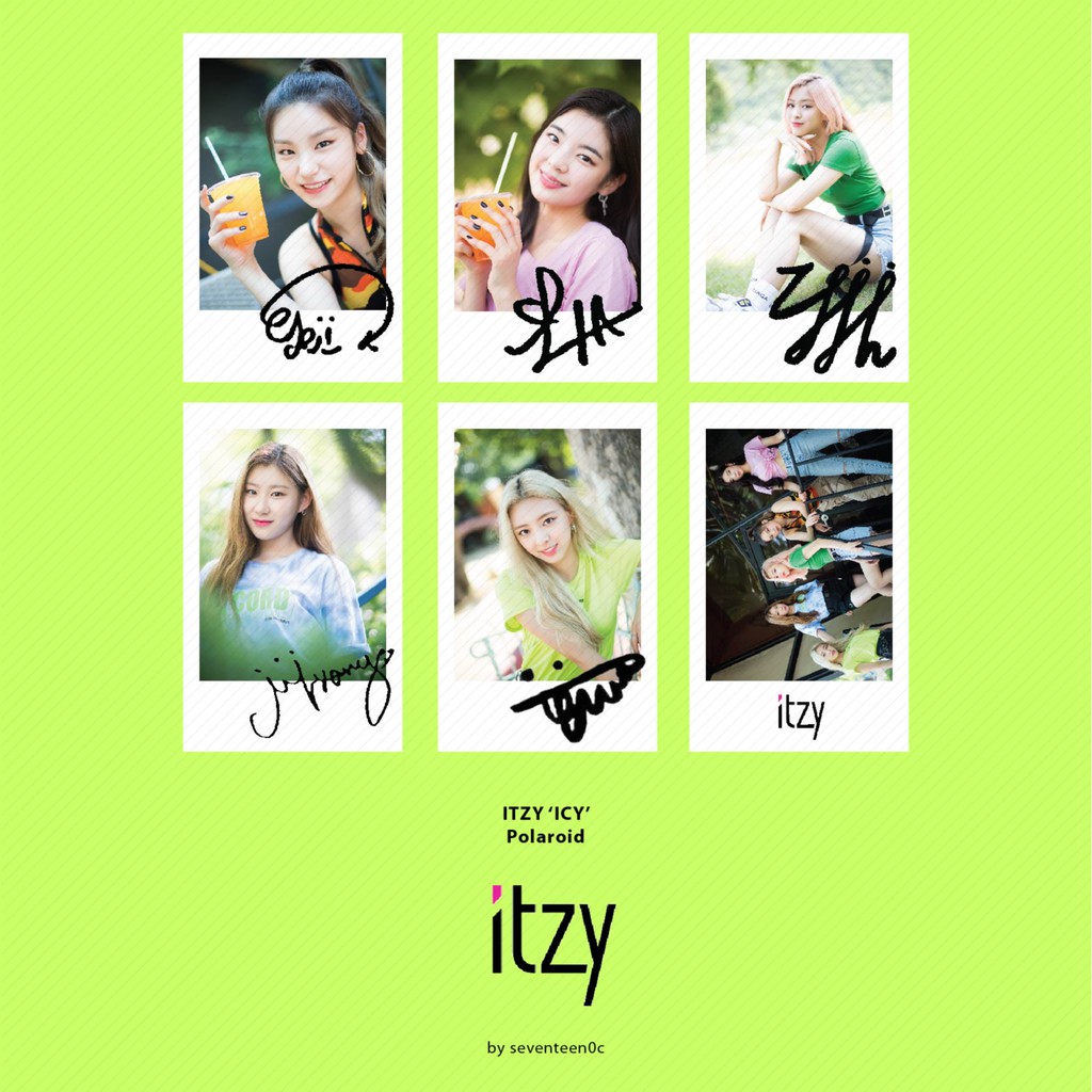 [READY STOCK] KPop ITZY 'ICY' Polaroid Set