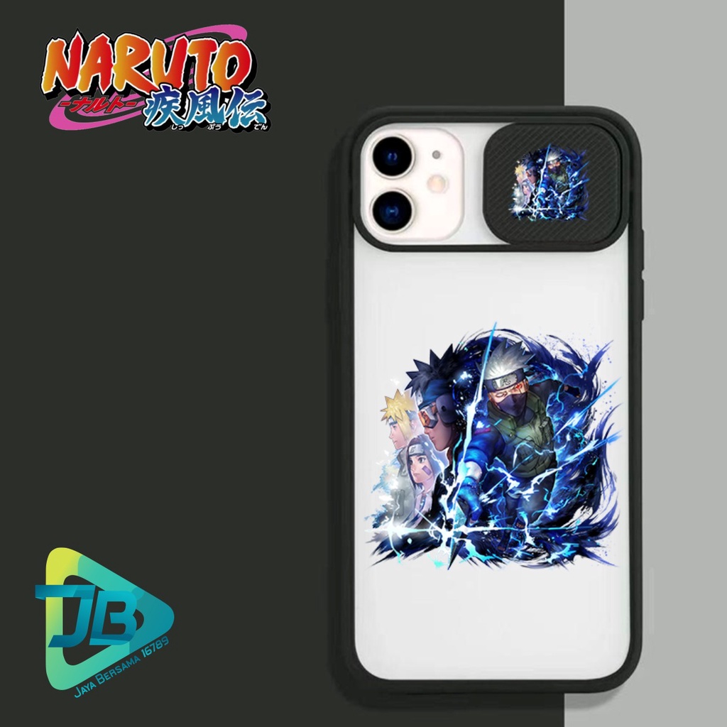 SOFTCASE SLIDE KAMERA NARUTO OPPO VIVO SAMSUNG XIAOMI REALME IPHONE ALL TYPE JB4939