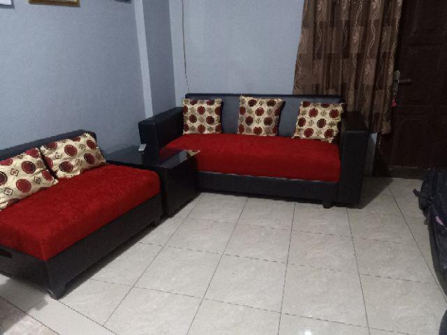 Sofa L Putus Minimalis Kain Luxury (harga Promo)