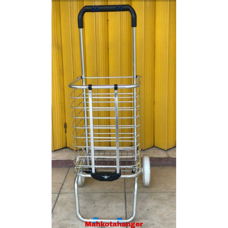 TROLLY BESI CHROME IMPORT | TROLLY KERANJANG