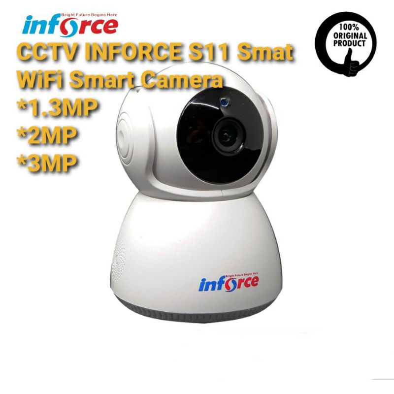 CAMERA CCTV INFORCE S11 3MP WiFi Smart Camera - CAMERA CCTV INFORCE WIFI 1.3MP 2MP 3MP