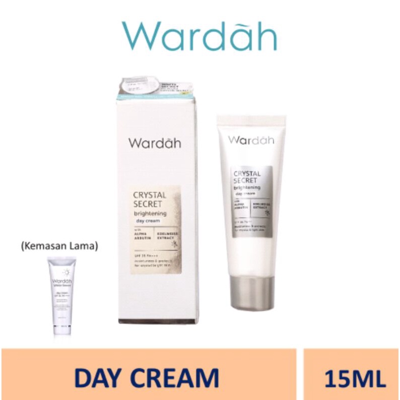WARDAH CRYSTAL SECRET DAY CREAM 15ml/ WHITE SECRET Day CREAM