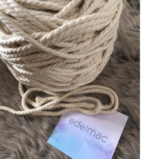 Tali Katun Macrame Natural Twist 5mm | 6mm Super