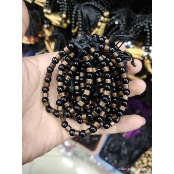 Gelang hitam mutiara 1lusin 12ps/Gelang hitam