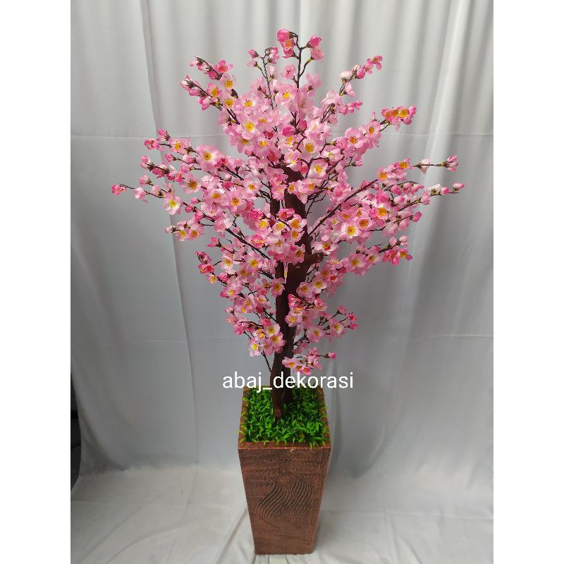 PUSAT POHON HIAS PLASTIK 
 sakura artificial 120cm- pohon sakura plastik- pohon sakura artificial- s