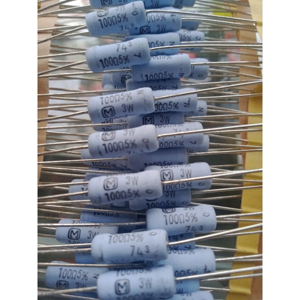 RESISTOR PANASONIC 3 WATT 100 OHM 5% ORIGINAL PENGGANTI RESISTOR 2W 2WATT