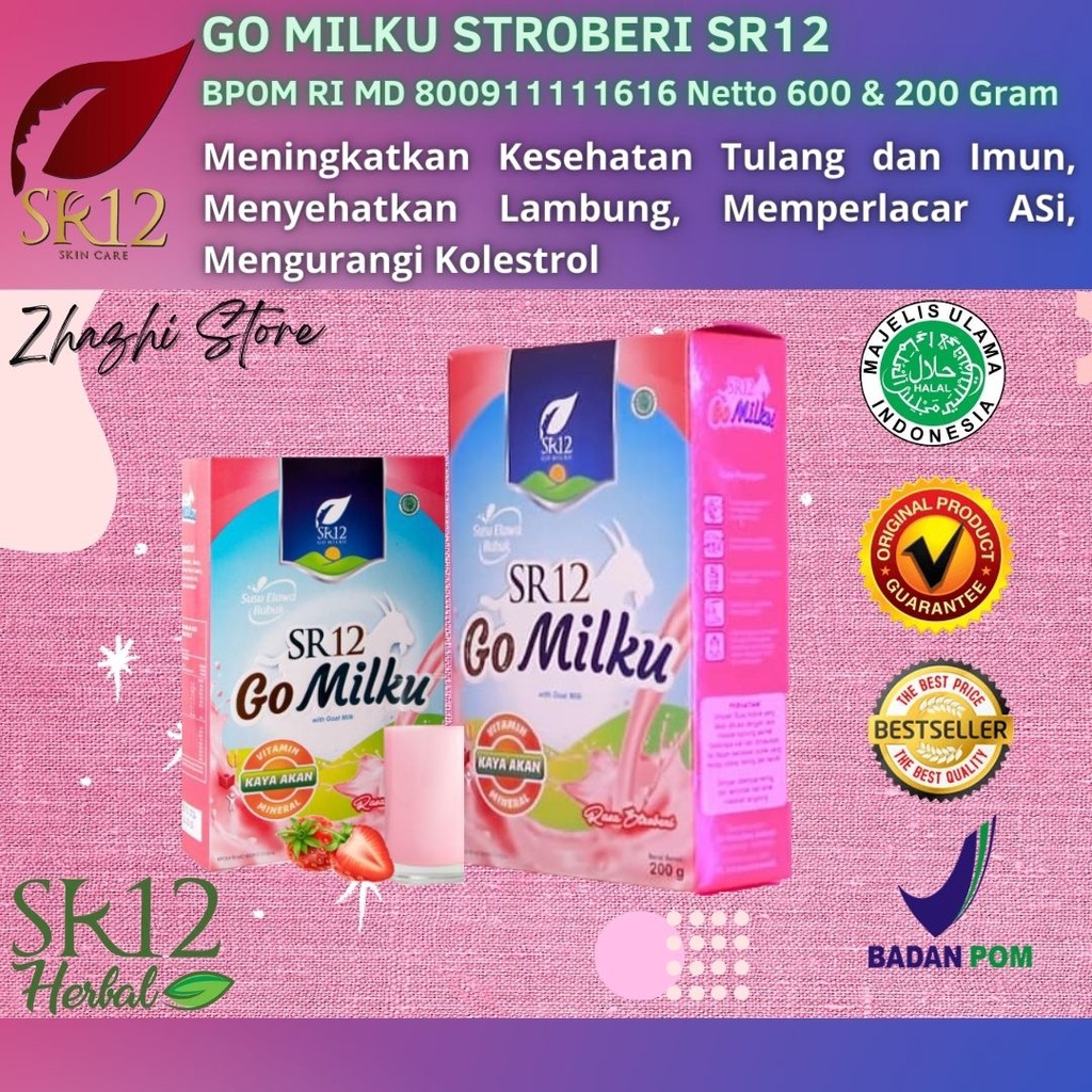 

GO MILKU SR12/RASA STROBERI/600 Gr