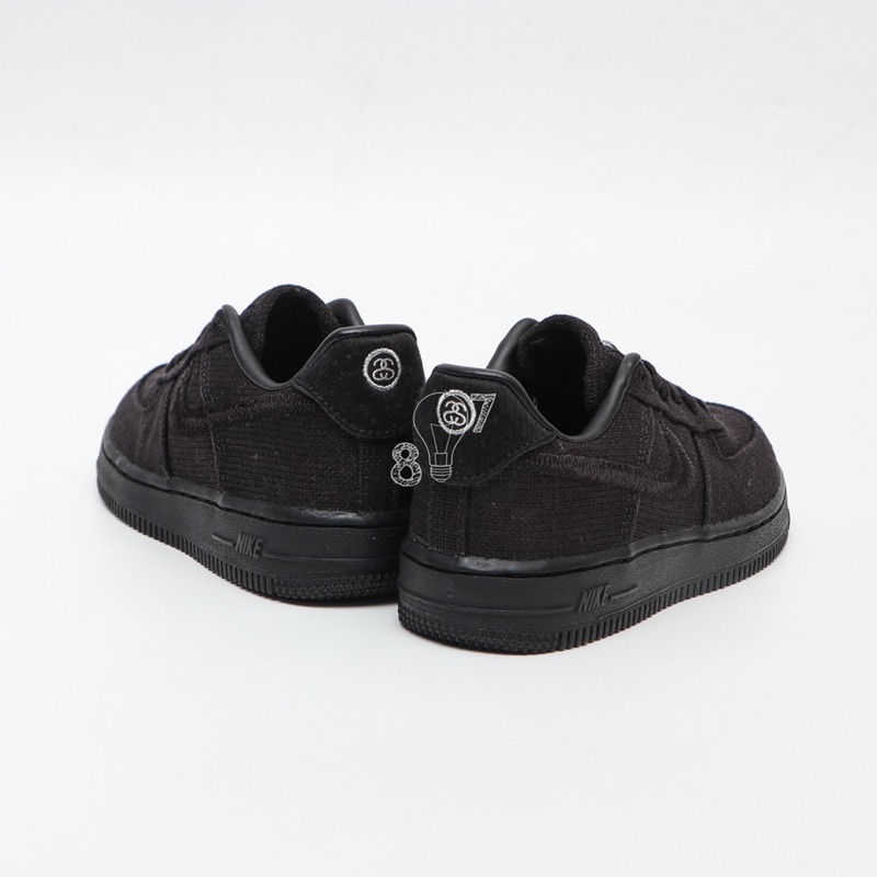 Air Force 1 Low Stussy Black Kids