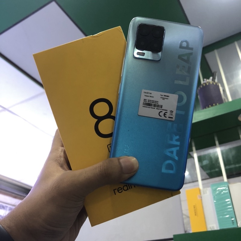 realme 8 pro 8/128gb second bekas pakai fullset original