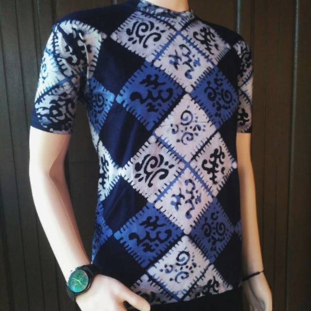 KAOS BATIK CAP KOTAK ABIK/KAOS KEREN/KAOS MURAH/KAOS ADEM