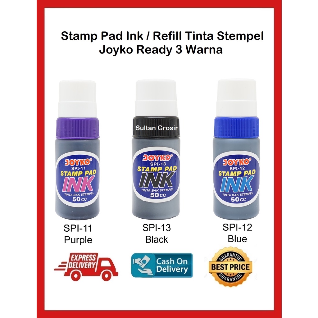 

STAMP PAD INK/REFILL TINTA STEMPEL JOYKO