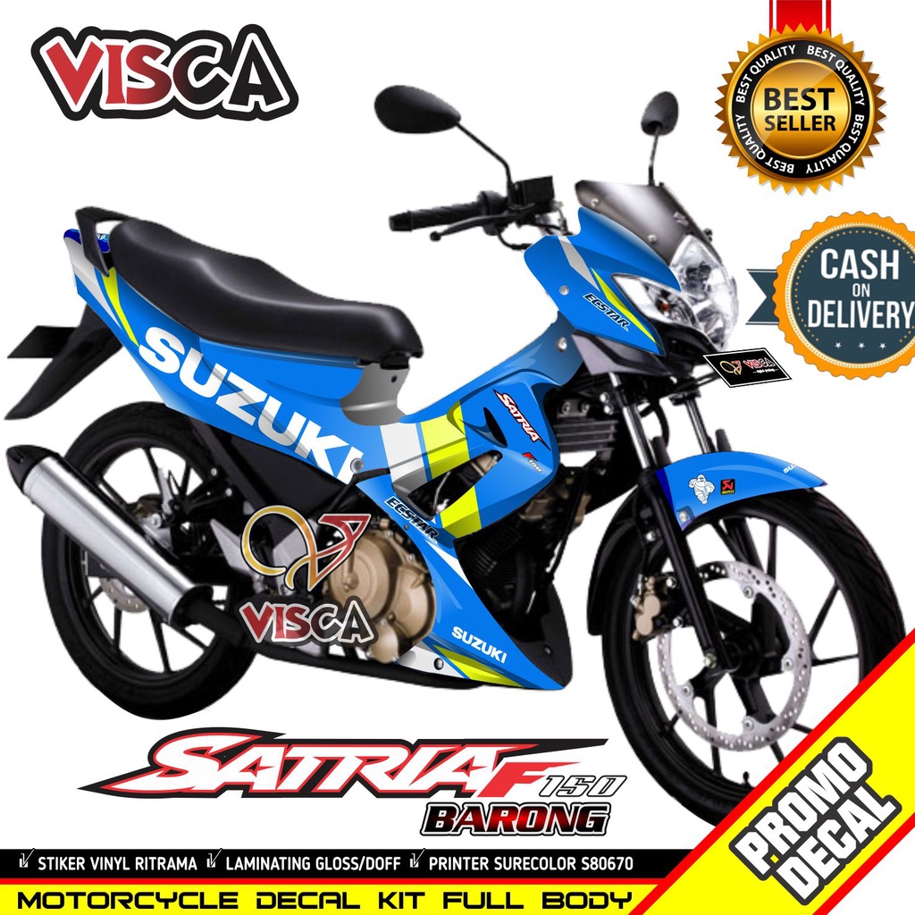 Decal Satria Fu Barong 2012 Full Body Stiker Satria Fu Barong 2012 Full Body Striping Satria Fu Baro