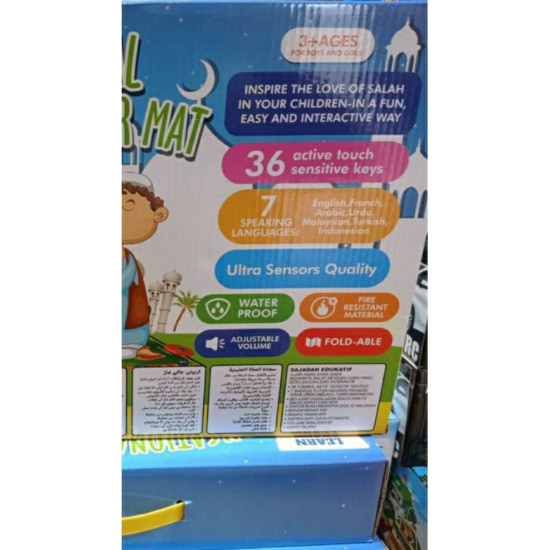 Sajadah Anak Educational Prayer Salat Mat Alat Belajar Salat untuk Anak Smart Sajadah-2