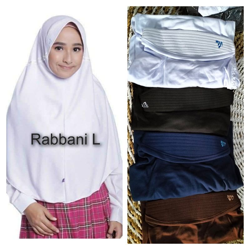 Jilbab Rabbani size SD,SMP, &amp; Jumbo SMA/Dewasa by el yasmin