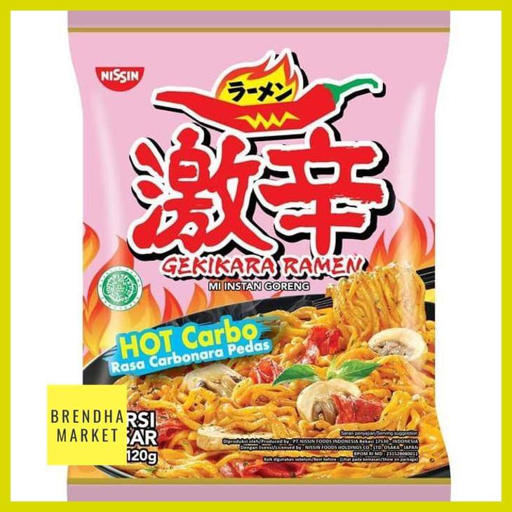 

[ Nissin Gekikara Ramen Hot Carbo Rasa Carbonara Pedas 120 Gram]