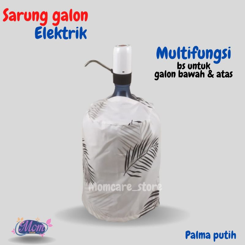 cover galon elektrik motif Palma putih