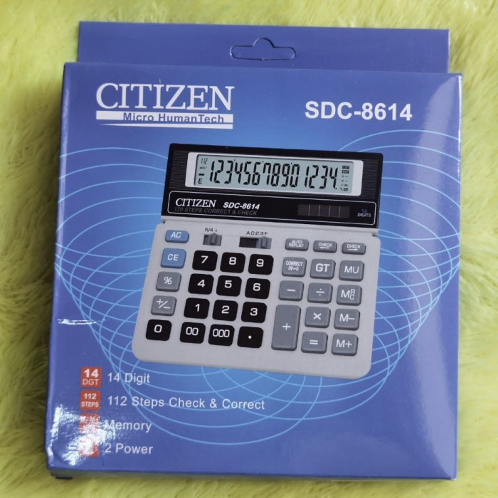 

CODES0X-43 Kalkulator citizen 14 digit angka 8614