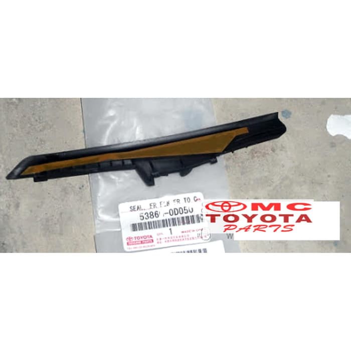 Karet Seal Samping Cowl Fender Depan Kiri New Vios Limo 53867-0D050