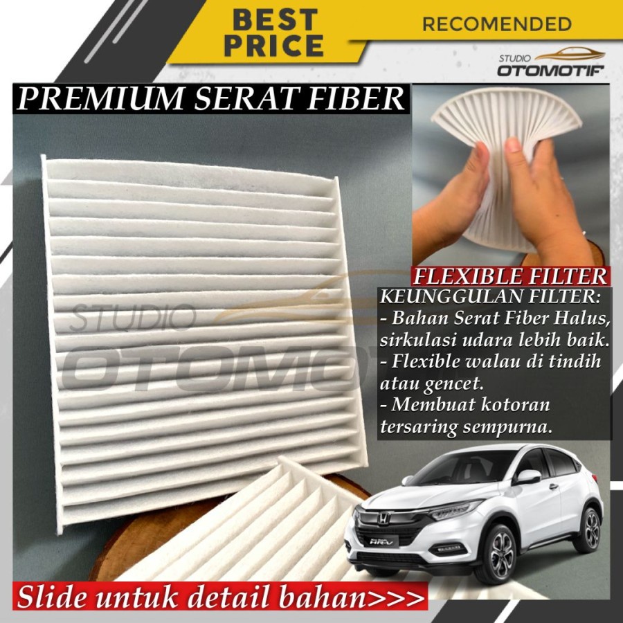 FILTER AC HONDA HRV SERAT FIBER FIBERGLASS FILTER CABIN