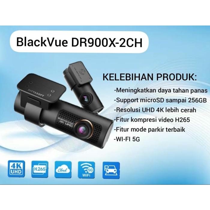 Novie | Dvr Blackvue Dr 900 S - 2 Ch Dashcam Dvr Garansi Resmi 4K Uhd