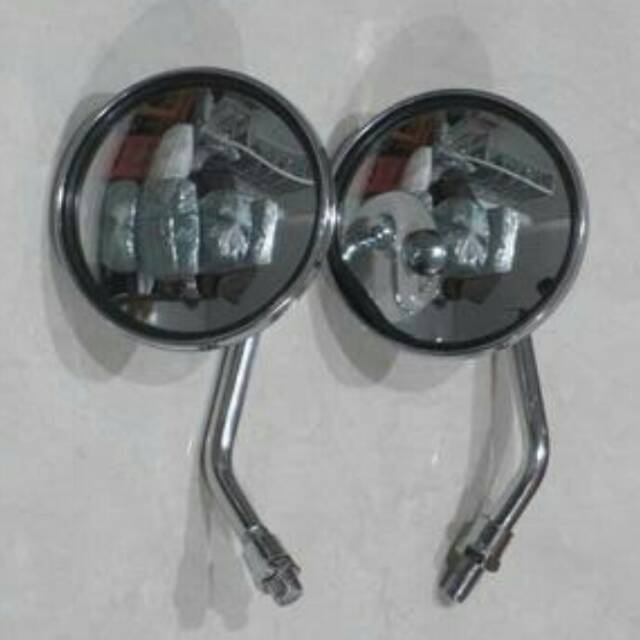 SPION KOTAK RETRO BULAT GRAND C70 CB GL MP TIGER RXKING VIXION UNIVERSAL