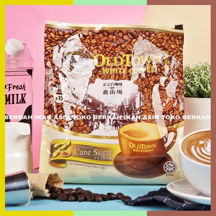 

Old Town White Coffee Cane Sugar / Instant White Coffee Oldtown