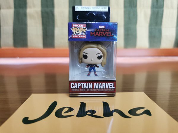 Funko Pocket Pop Keychain MARVEL CAPTAIN MARVEL UNMASK Gantungan Kunci