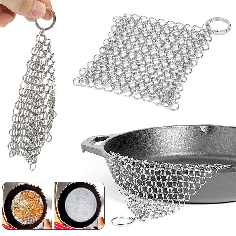 1 Pc Kain Pembersih Bahan Stainless Steel Dapat Digunakan Kembali Untuk Dapur