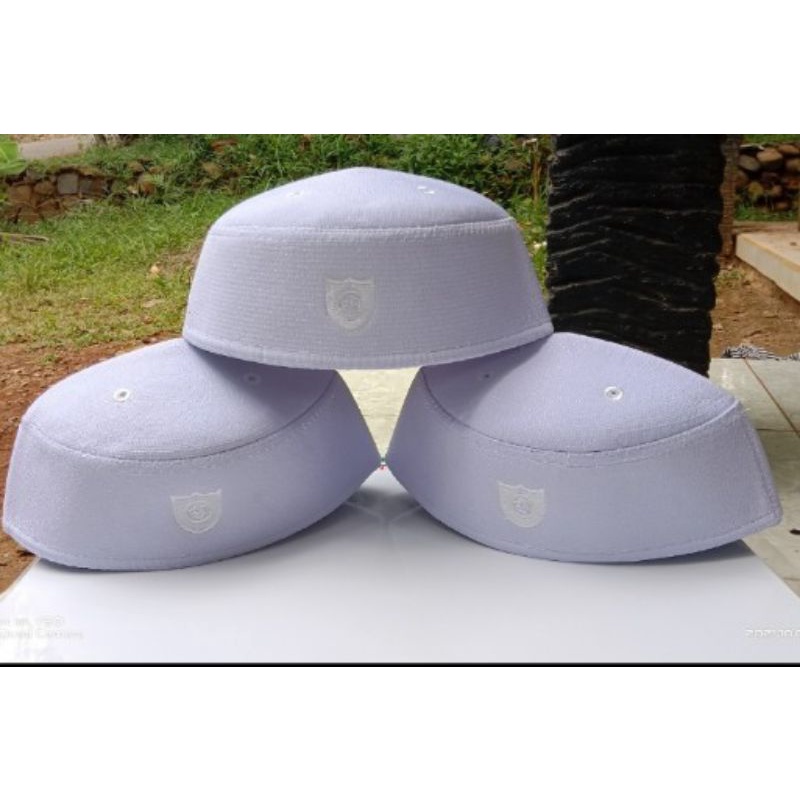 kopiah malaysia putih peci malaysia / peci putih, kopyah putih, peci haji