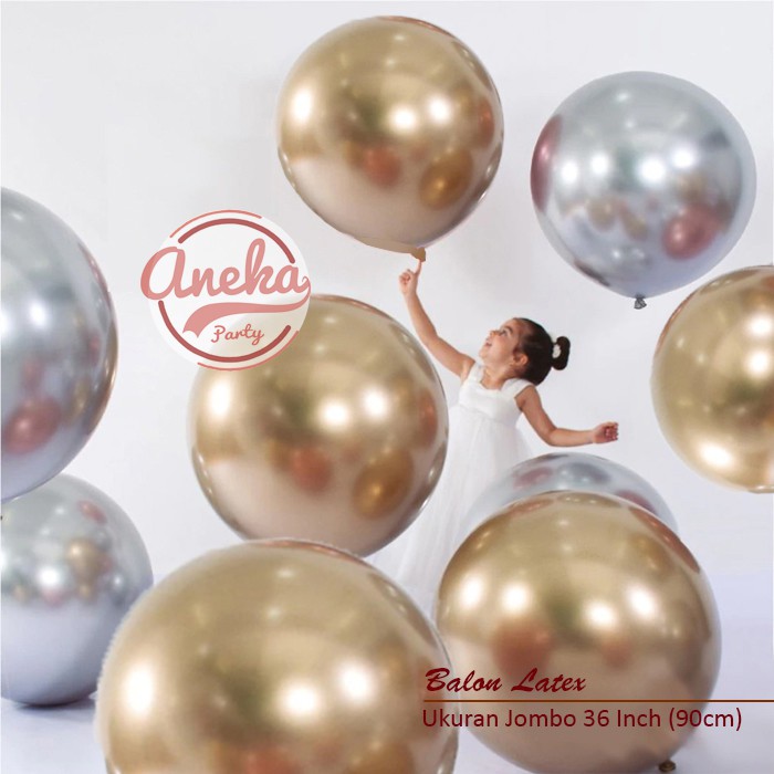 balon latex jumbo 36 inch / balon doff dekorasi latex 36inch / balon karet jumbo polos 36 inch