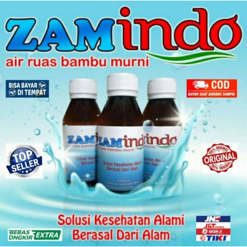 

ZAMINDA air ruas bambu obat herbal asli