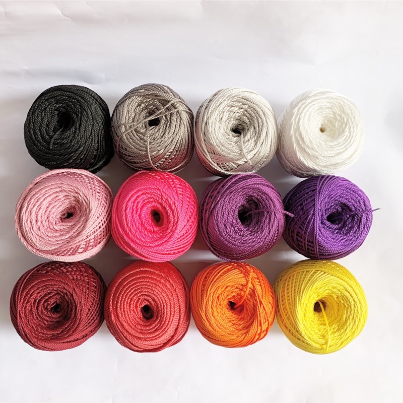 [KATALOG 1] Benang Rajut Poly Kilap