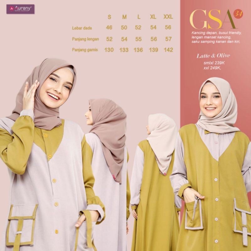 GAMIS GSA 34 AURANY LATEE &amp; LIME