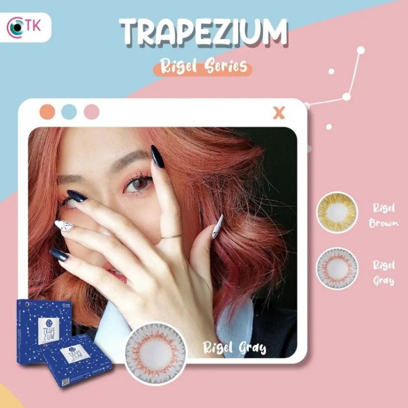 Softlens TRAPEZIUM 14.5 MM by CTK / Softlen Soflen Softlense Warna Normal