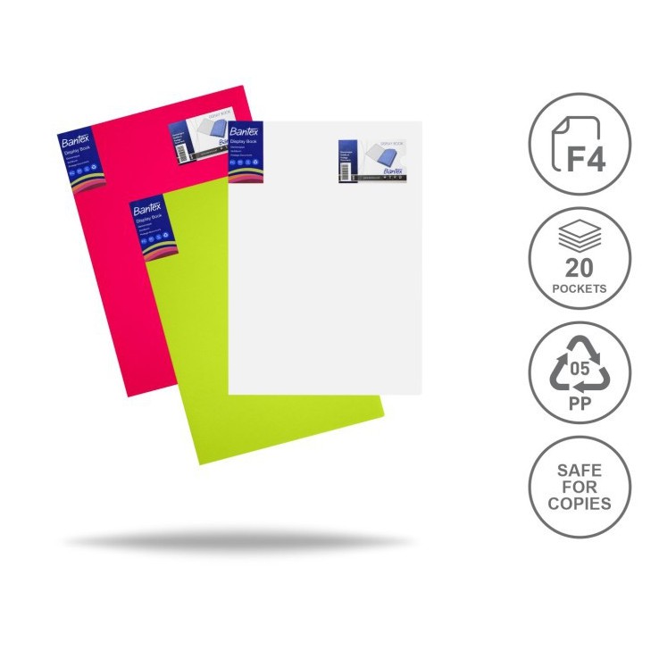 

Bantex Clear Holder Polos Size Folio F4