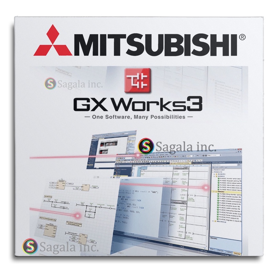 GX WORKS 3 - WINDOWS - MITSHUBISHI PC GX WORKS 3 GX DEVELOPER